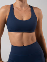 Thumbnail 3 of Crossfire Sports Bra - Baked Blue, 3 of 9