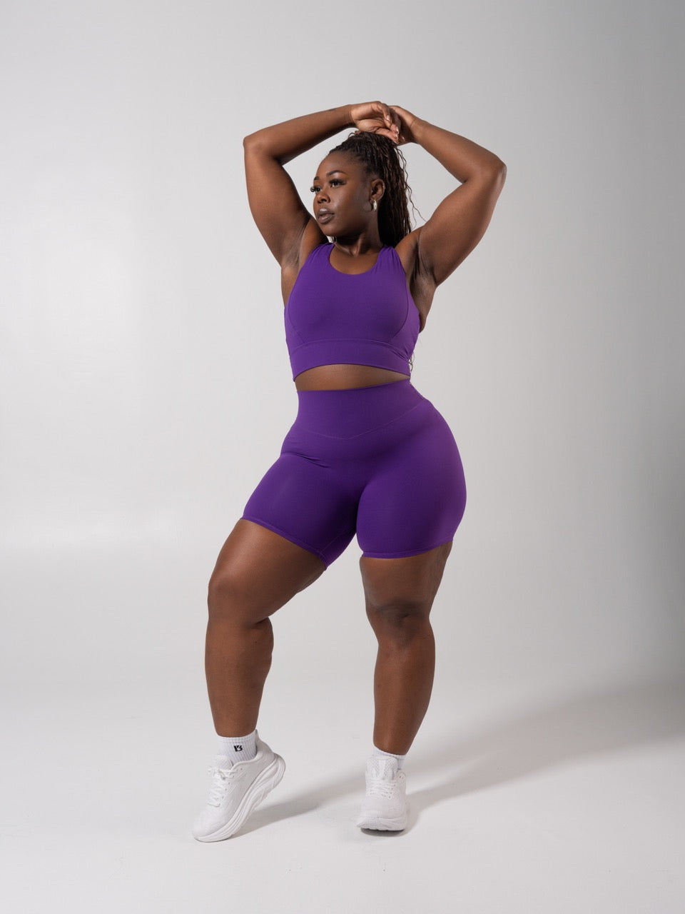 Rosa Sports Bra - Grape Jelly