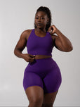 Rosa Sports Bra - Grape Jelly