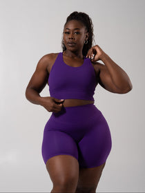 Rosa Sports Bra - Grape Jelly