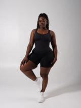 Thumbnail 1 of **PREORDER** Miracle Scrunch Seamless Bodysuit 5" - Heather Charcoal, 1 of 10