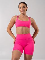 Thumbnail 1 of Elysium Sport Bra - Hot Mess, 1 of 7
