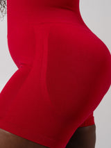 Thumbnail 5 of **PREORDER** Miracle Scrunch Seamless Bodysuit 5" - Heather Lipstick Red, 5 of 8