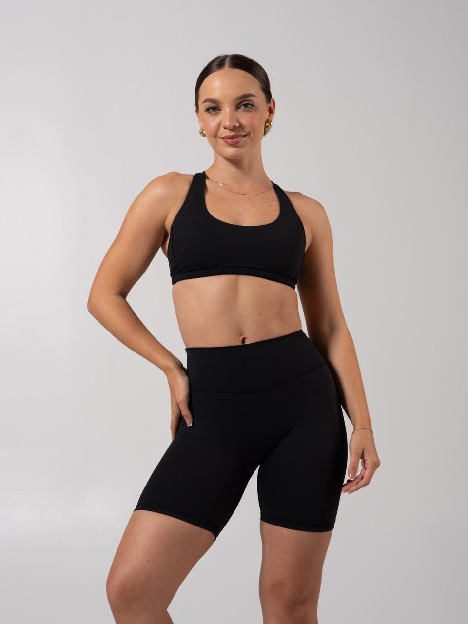 Crossfire Sports Bra -Onyx Black