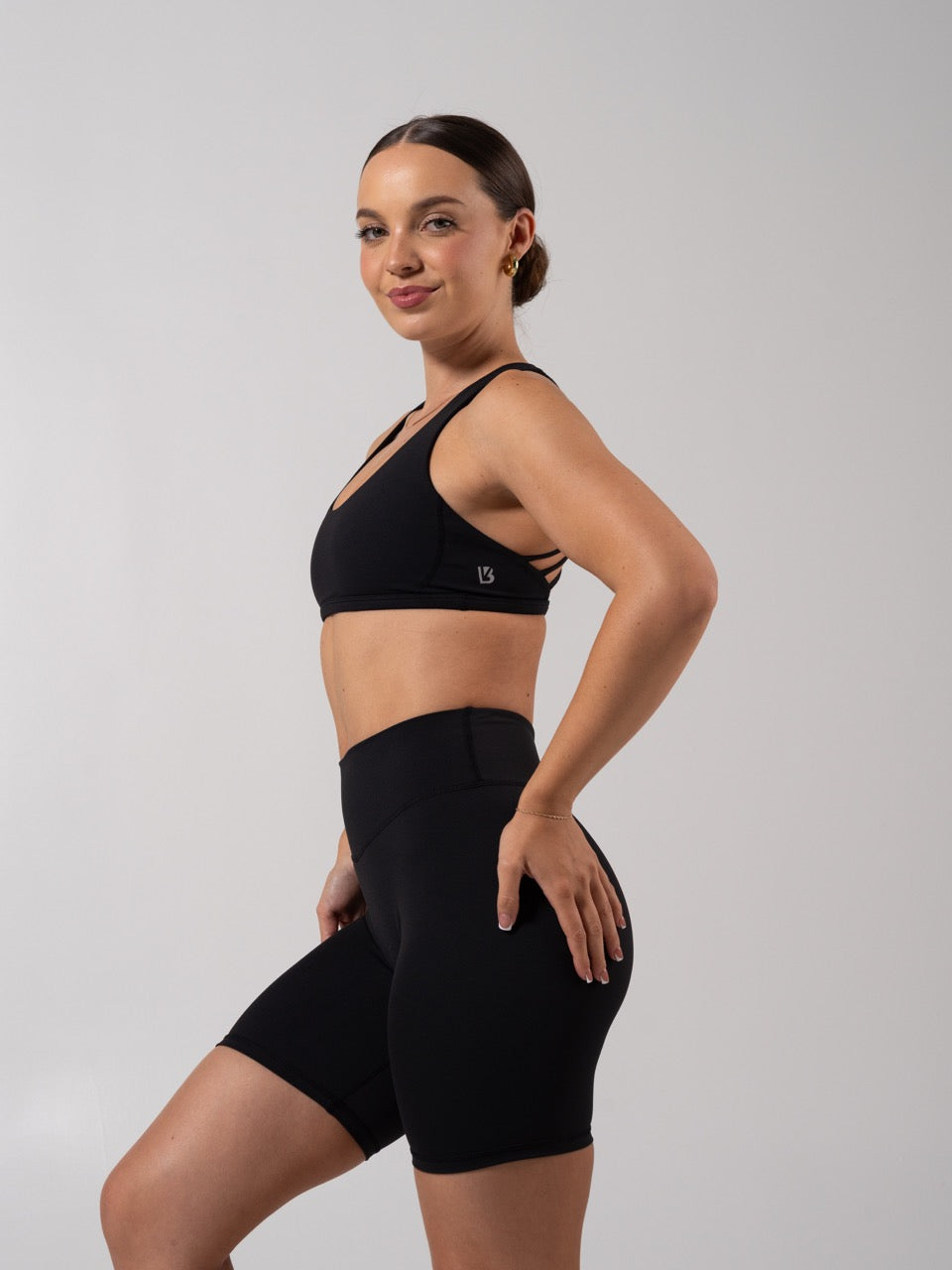 Crossfire Sports Bra -Onyx Black