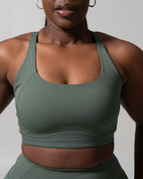 Thumbnail 1 of Airbrush Sports Bra - Limon Pepino, 1 of 6