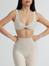 Thumbnail 1 of Twisted Sports Bra - Stardust, 1 of 9