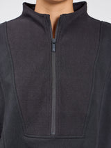 Thumbnail 7 of Threads Quarter Zip Crop - Onyx Black, 7 of 7