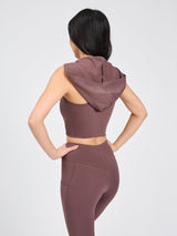 Thumbnail 6 of Colorado Crop Hoodie - Mocha Berry, 6 of 7