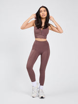 Thumbnail 5 of Colorado Crop Hoodie - Mocha Berry, 5 of 7