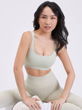 Thumbnail 6 of Scoop Seamless Sports Bra - Pistachio, 6 of 6