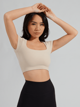 Thumbnail 1 of Butter Crop Top - Stardust, 1 of 10