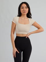 Thumbnail 3 of Butter Crop Top - Stardust, 3 of 10