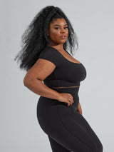 Thumbnail 7 of Butter Crop Top - Onyx Black, 7 of 9