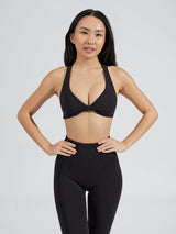 Thumbnail 7 of Double Twist Sports Bra - Onyx Black, 7 of 8