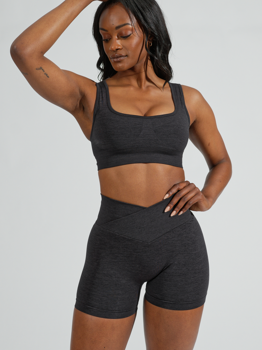 Snatched Seamless Short - Charcoal